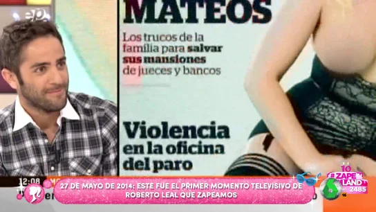 La primera vez de Roberto Leal en Zapeando: "He tenido alguna de meterme debajo de la mesa" La primera vez de Roberto Leal en Zapeando: "He tenido alguna de meterme debajo de la mesa"