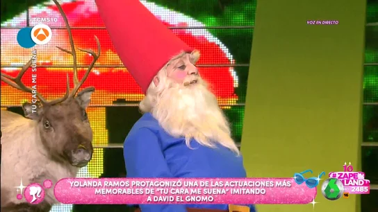 "¡Qué no llegamos!": la hilarante imitación de Yolanda Ramos como 'David el Gnomo' en 'Tu cara me suena' "¡Qué no llegamos!": la hilarante imitación de Yolanda Ramos como 'David el Gnomo' en 'Tu cara me suena'