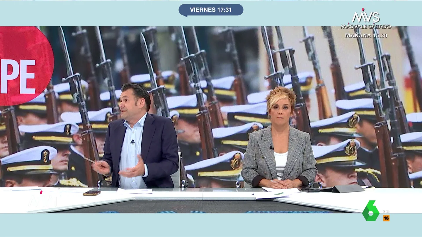 Iñaki López y Cristina Pardo en Más Vale Tarde Iñaki López y Cristina Pardo en Más Vale Tarde