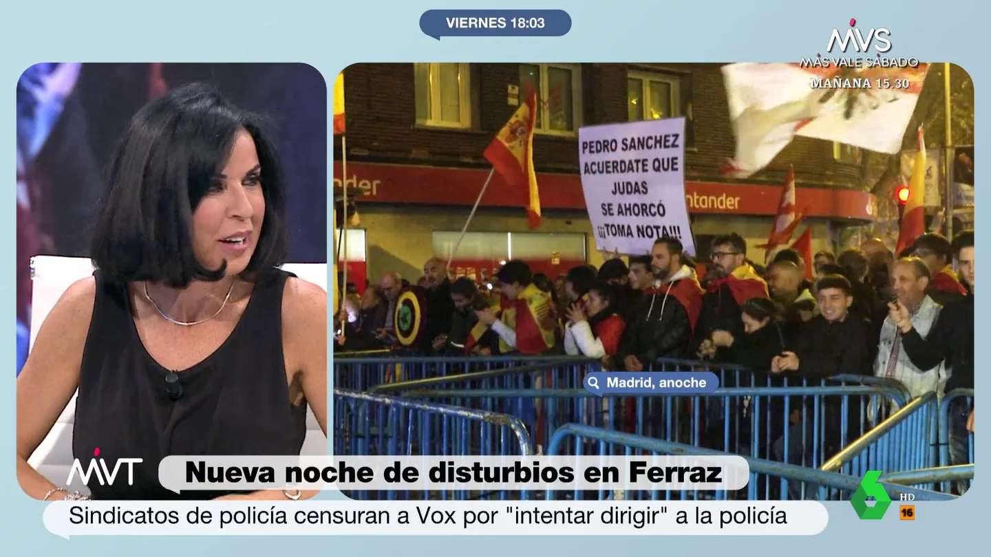 Beatriz de Vicente pide "un plus para la Policía por aguantar a iluminados" Beatriz de Vicente pide "un plus para la Policía por aguantar a iluminados"