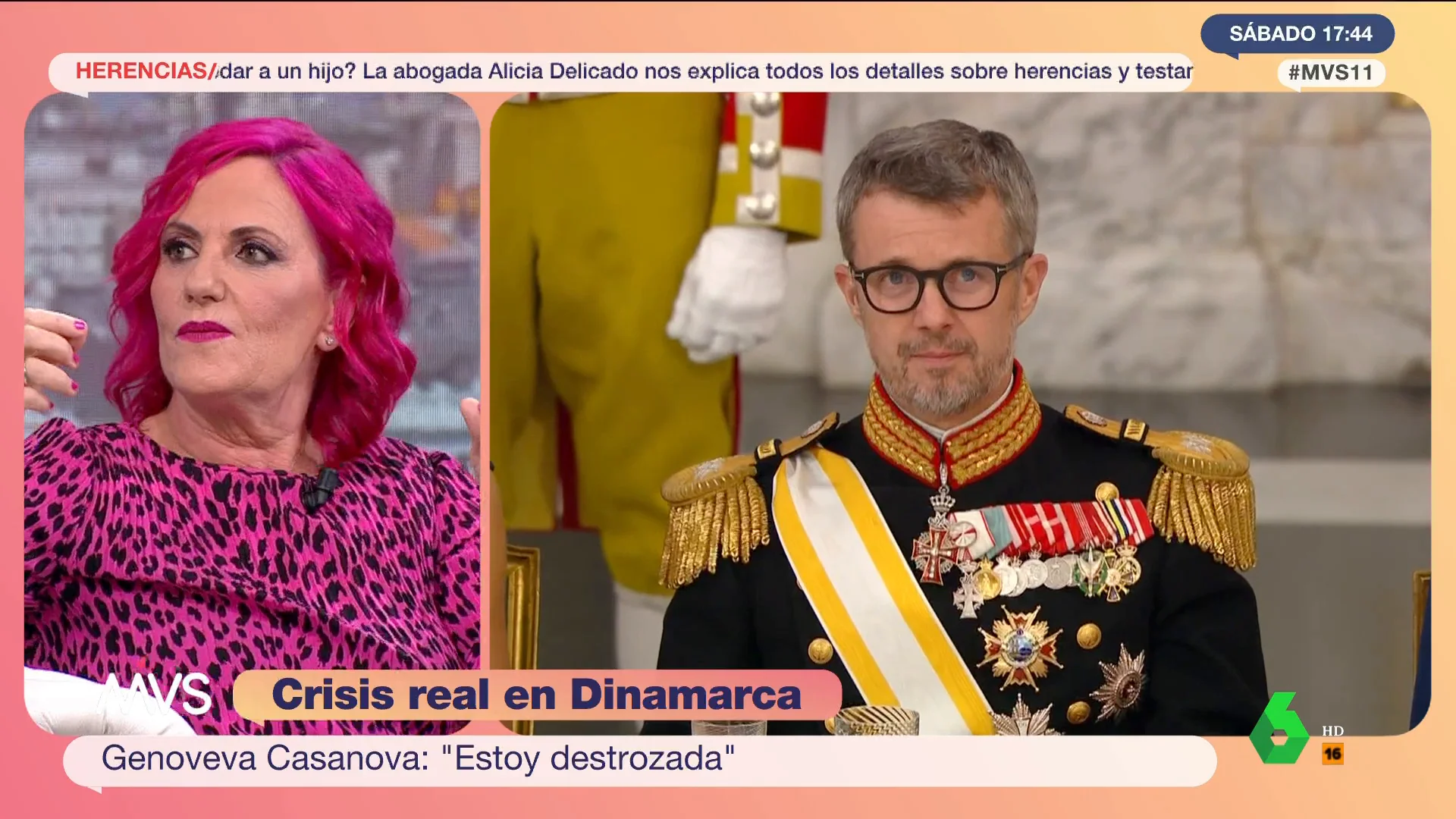 Karmele Izaguirre niega que pidieran dinero a la reina Margarita para parar la portada de Genoveva Casanova y Federico de Dinamarca