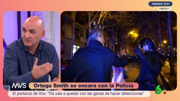 El inspector de Policía Serafín Giraldo cree que Javier Ortega-Smith "debe ser sancionado"