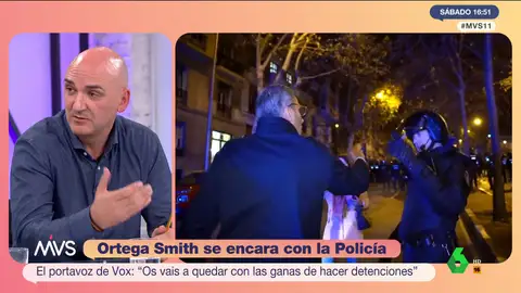El inspector de Policía Serafín Giraldo cree que Javier Ortega-Smith "debe ser sancionado"