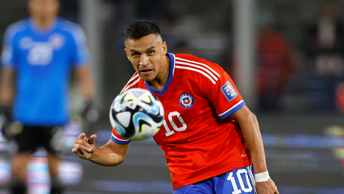 Alexis Sánchez, en un partido con Chile