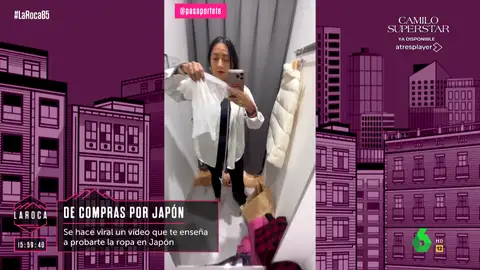 La reacción de Nacho García al complemento para probarse ropa en Japón: "Para liarte con alguien es buena idea"
