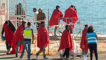 Migrantes llegados a Canarias el domingo 19/11/2023