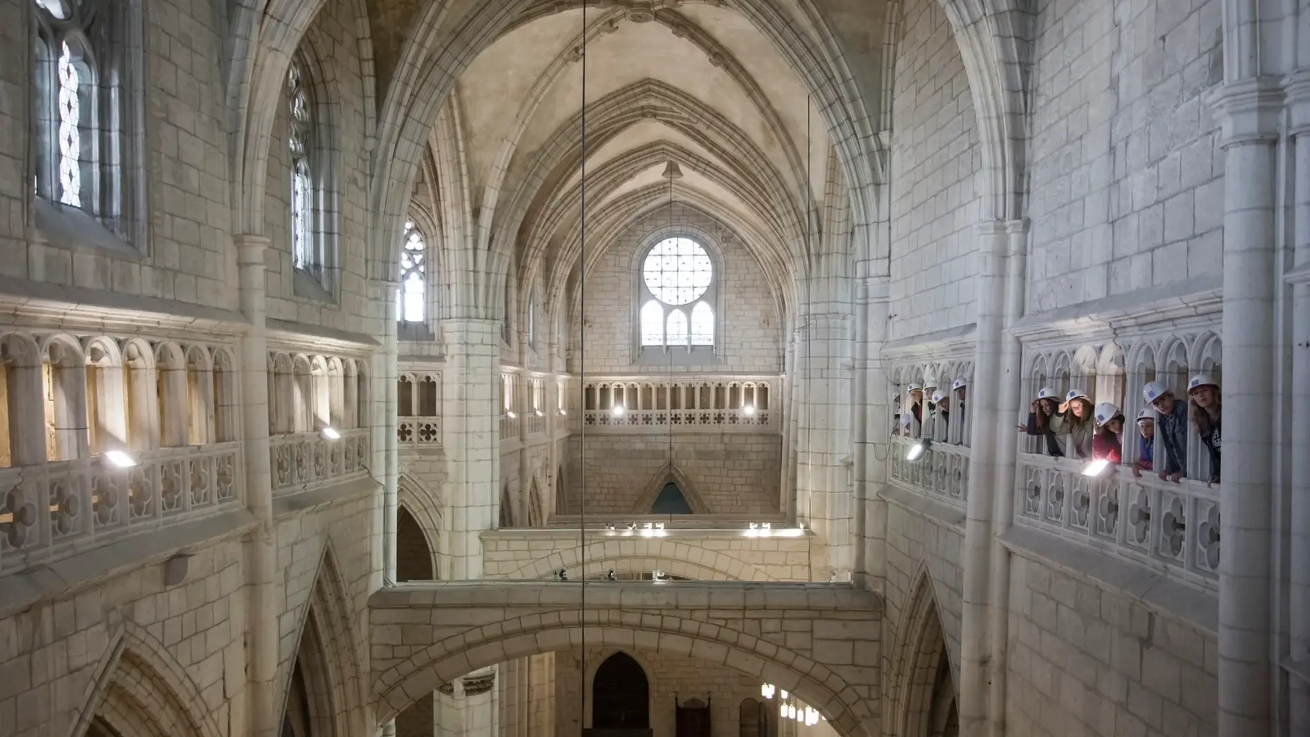 Interior de la Catedral Vieja de Vitoria