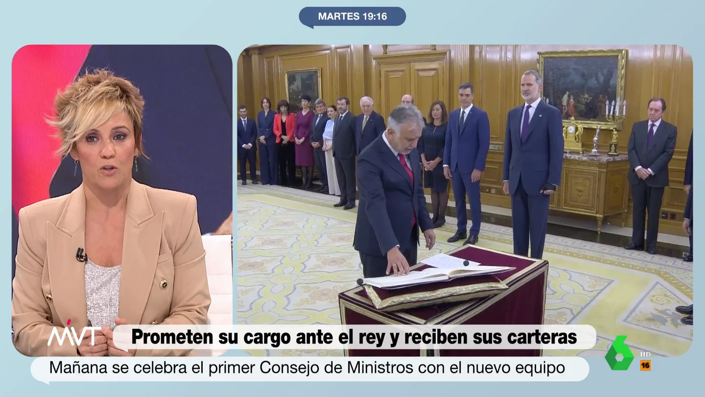 El mensaje de Cristina Pardo a Ione Belarra e Irene Montero "Arremeter sin contemplación contra Sánchez porque no te ha nombrado ministra...", comenta en este vídeo Cristina Pardo, que recuerda a Montero y Belarra que llegaron a la política "porque no te importaban los cargos, sino cambiar las políticas".