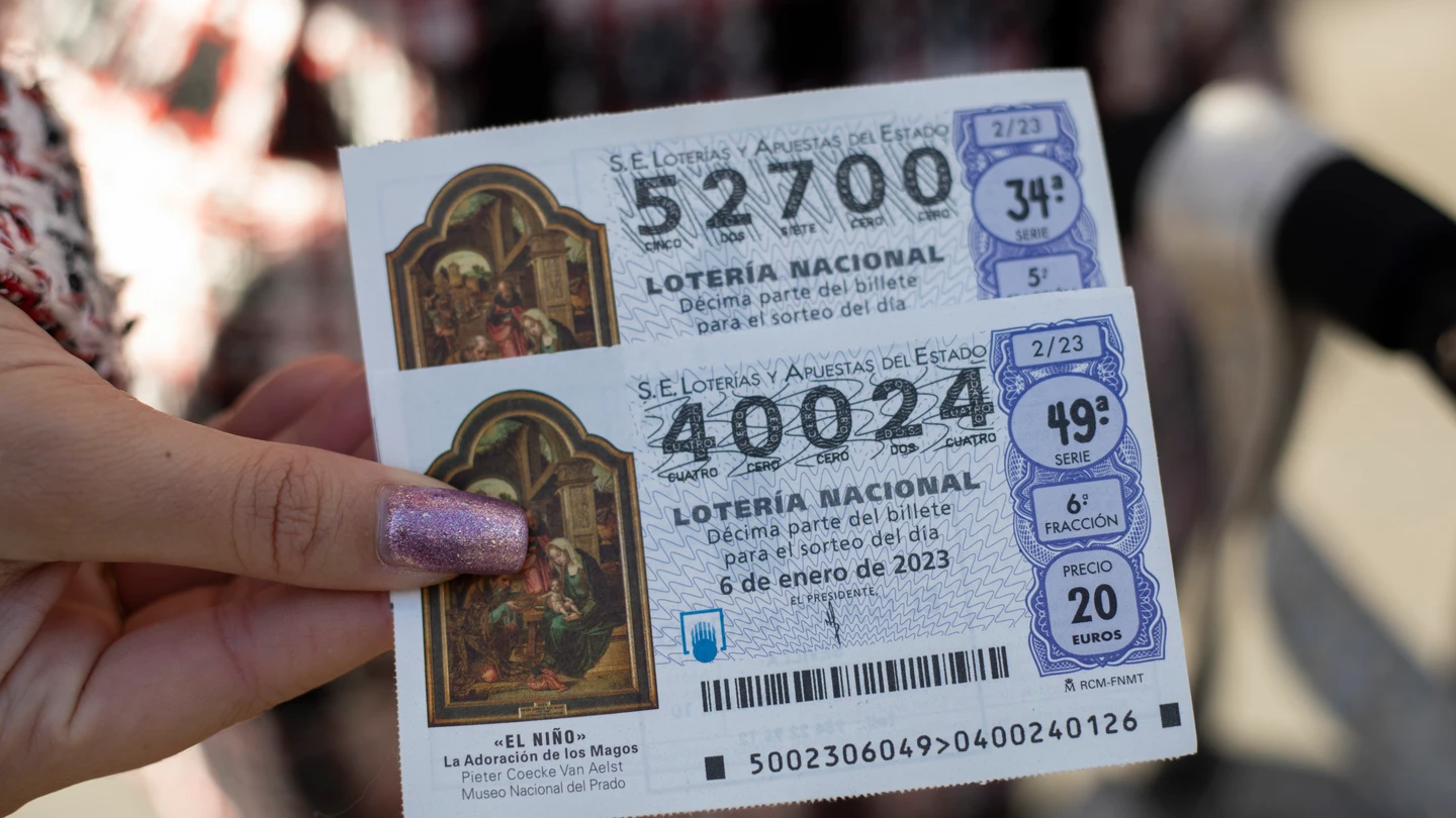 Dos décimos de la Lotería del Niño de 2023 Dos décimos de la Lotería del Niño de 2023