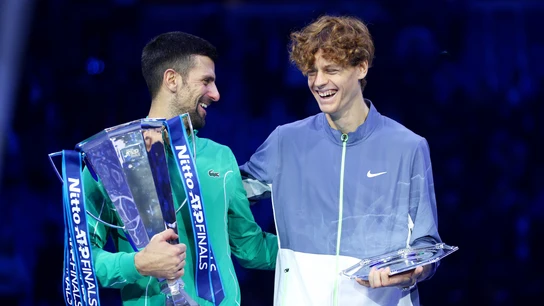 Novak Djokovic y Jannik Sinner Novak Djokovic y Jannik Sinner
