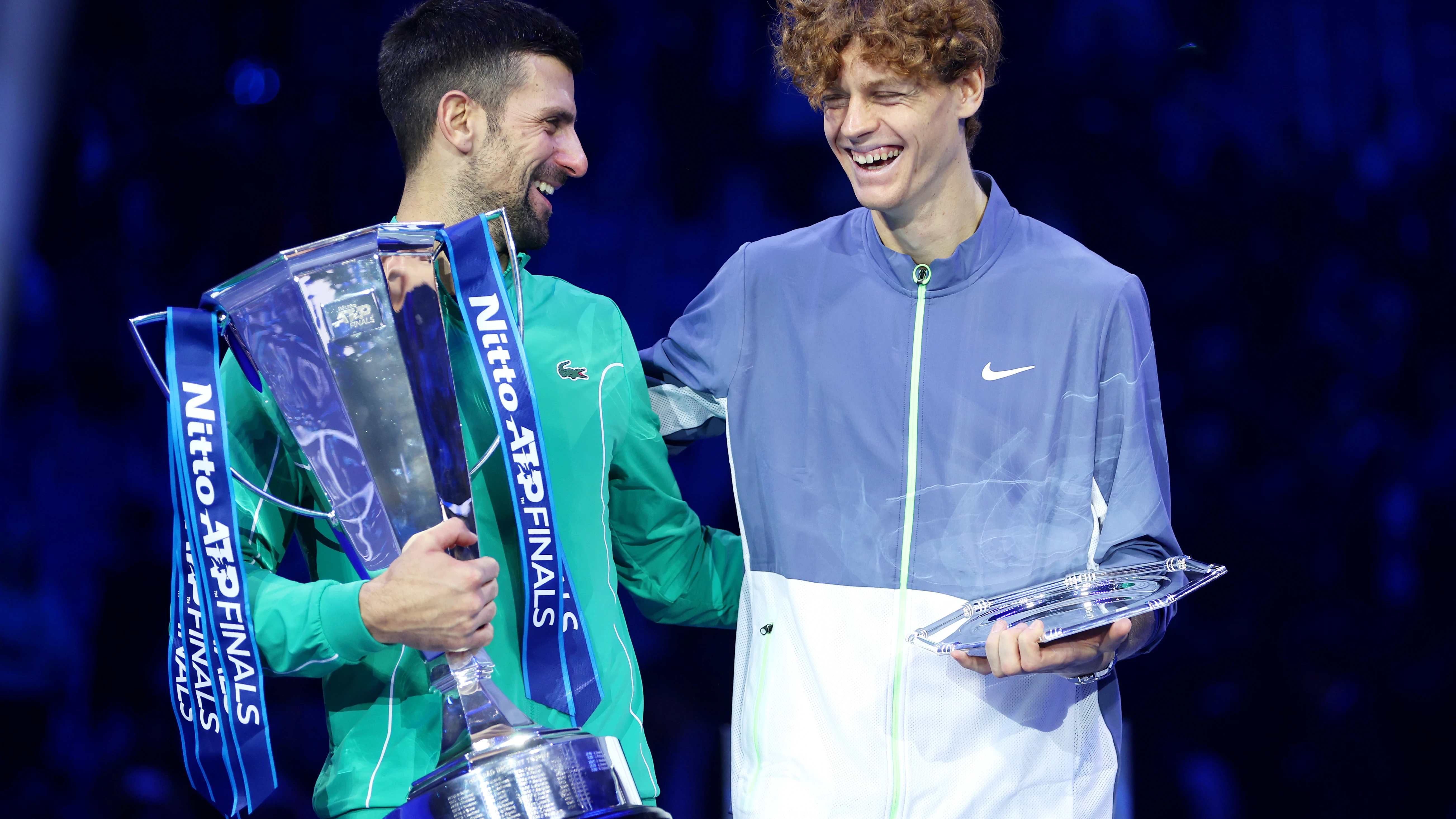 Novak Djokovic y Jannik Sinner