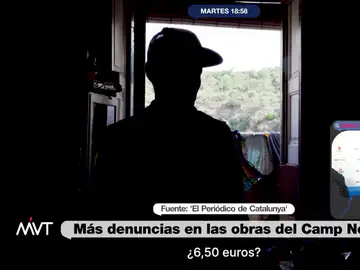 La reacción de un trabajador de las obras del Camp Nou al descubrir que cobra 4 euros la hora