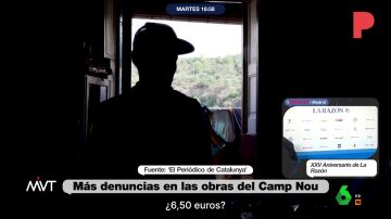 La reacción de un trabajador de las obras del Camp Nou al descubrir que cobra 4 euros la hora