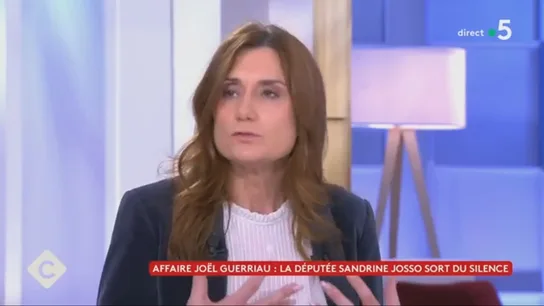 La diputada francesa Sandrine Josso, durante la entrevista en 'France 5'. La diputada francesa Sandrine Josso, durante la entrevista en 'France 5'.