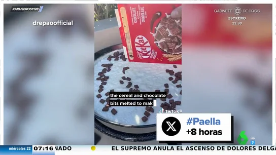 El enfado de Alfonso Arús con las paellas de KitKat, chuches o Taco Bell: "No lo he probado ni lo voy a probar" El enfado de Alfonso Arús con las paellas de KitKat, chuches o Taco Bell: "No lo he probado ni lo voy a probar"