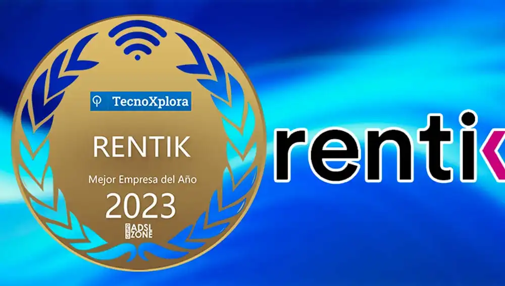 El premio recogido por Rentik El premio recogido por Rentik