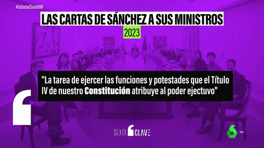 Las cartas de Pedro Sánchez a sus ministros: ¿qué decía en 2018 y qué ha cambiado en 2023? Las cartas de Pedro Sánchez a sus ministros: ¿qué decía en 2018 y qué ha cambiado en 2023?