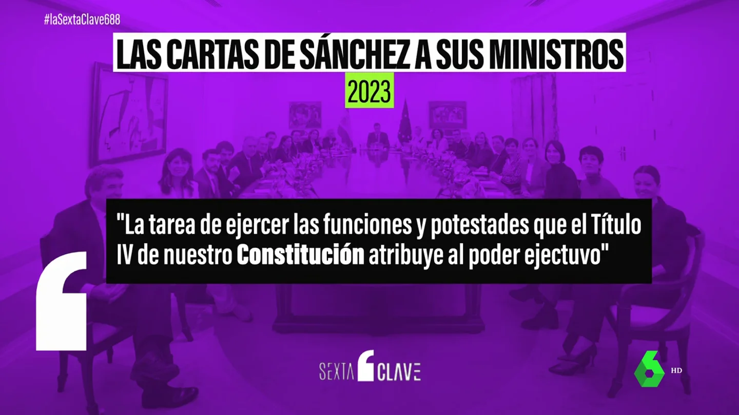 Las cartas de Pedro Sánchez a sus ministros: ¿qué decía en 2018 y qué ha cambiado en 2023? Las cartas de Pedro Sánchez a sus ministros: ¿qué decía en 2018 y qué ha cambiado en 2023?