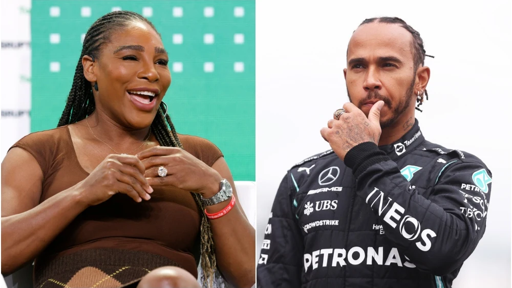 Serena Williams y Lewis Hamilton