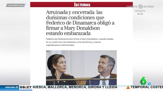 El impactante convenio que el príncipe Federico hizo firmar a Mary de Dinamarca estando embarazada: esto le pasará si se divorcia El impactante convenio que el príncipe Federico hizo firmar a Mary de Dinamarca estando embarazada: esto le pasará si se divorcia