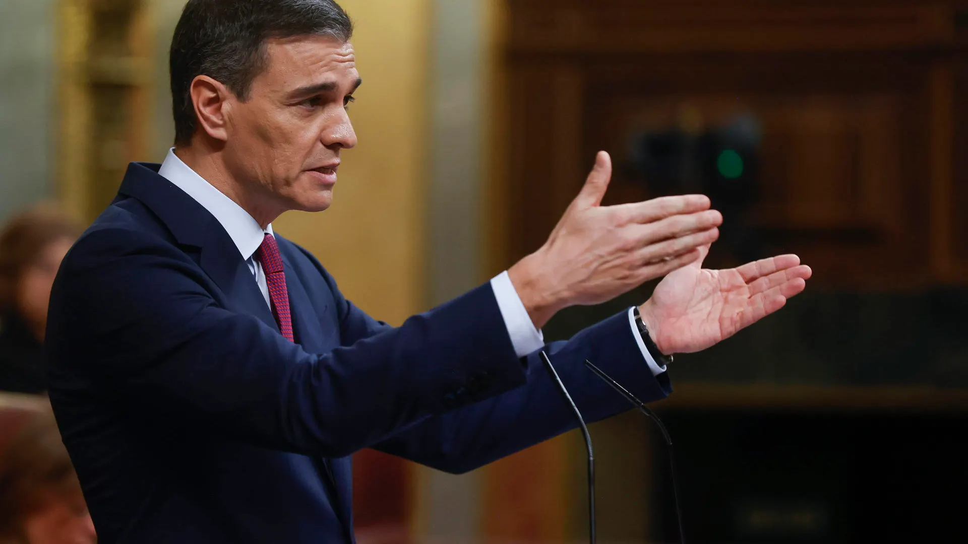 El presidente del Gobierno, Pedro Sánchez