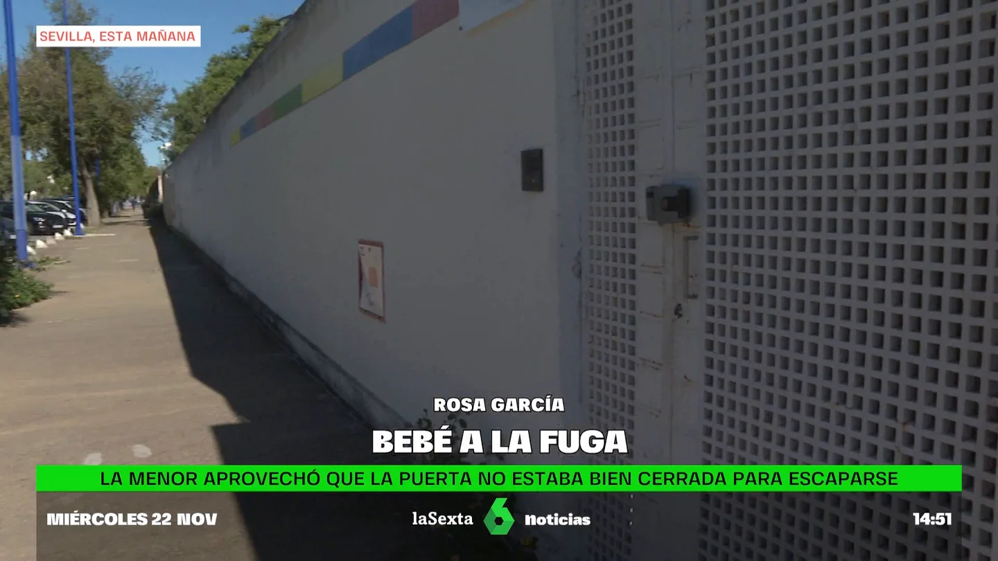 Rescatan en plena calle de Sevilla a una bebé que se había 'fugado' de una guardería Rescatan en plena calle de Sevilla a una bebé que se había 'fugado' de una guardería