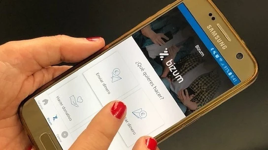 Imagen de archivo de Bizum. Imagen de archivo de Bizum.