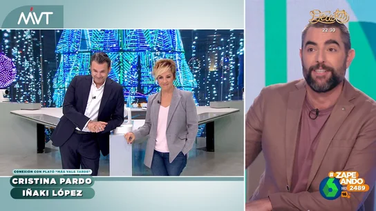 El 'pique' de Iñaki López y Dani Mateo con Cristina Pardo por la promoción de Navidad: "Siempre ha habido clases" El 'pique' de Iñaki López y Dani Mateo con Cristina Pardo por la promoción de Navidad: "Siempre ha habido clases"