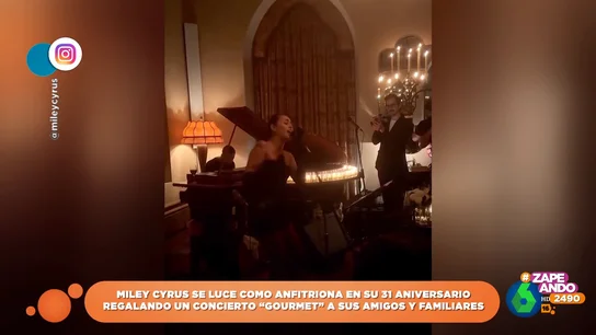 Así fue el concierto íntimo de Miley Cyrus por su 31 cumpleaños con el que deleitó a familiares y amigos Así fue el concierto íntimo de Miley Cyrus por su 31 cumpleaños con el que deleitó a familiares y amigos