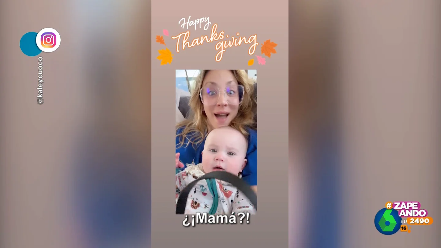 La reacción de la actriz Kaley Cuoco al primer "mamá" de su hija Matilda La reacción de la actriz Kaley Cuoco al primer "mamá" de su hija Matilda