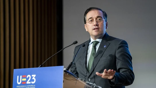 El ministro de Asuntos Exteriores, Unión Europea y Cooperación, José Manuel Albares. El ministro de Asuntos Exteriores, Unión Europea y Cooperación, José Manuel Albares.