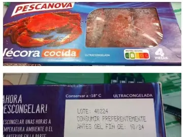 Alerta alimentaria por la presencia de &#39;Salmonella&#39; en un lote de un producto de Pescanova