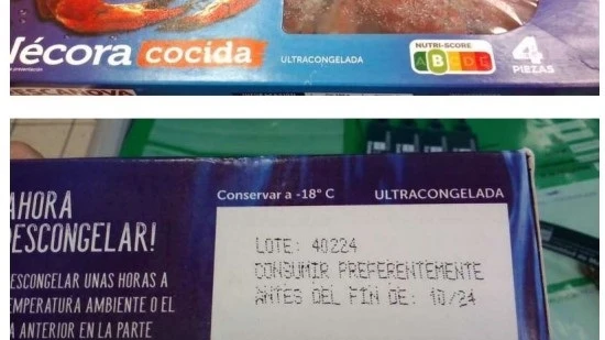 Alerta alimentaria por la presencia de 'Salmonella' en un lote de un producto de Pescanova