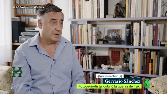 Un periodista desvela qué le dijo un espía del CNI en Irak sobre las armas de destrucción masiva "Él mandó mensajes a Madrid en este sentido, y se les hizo llegar al presidente Aznar, pero no hicieron caso a la inteligencia española", afirma Gervasio Sanchez, fotoperiodista que trabajó en Irak, en este vídeo de laSexta Columna.