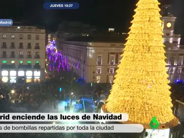 La reacción de Iñaki López al árbol de Navidad de la Puerta del Sol: &quot;Esto lo tiene que estar viendo el alcalde de Vigo&quot;