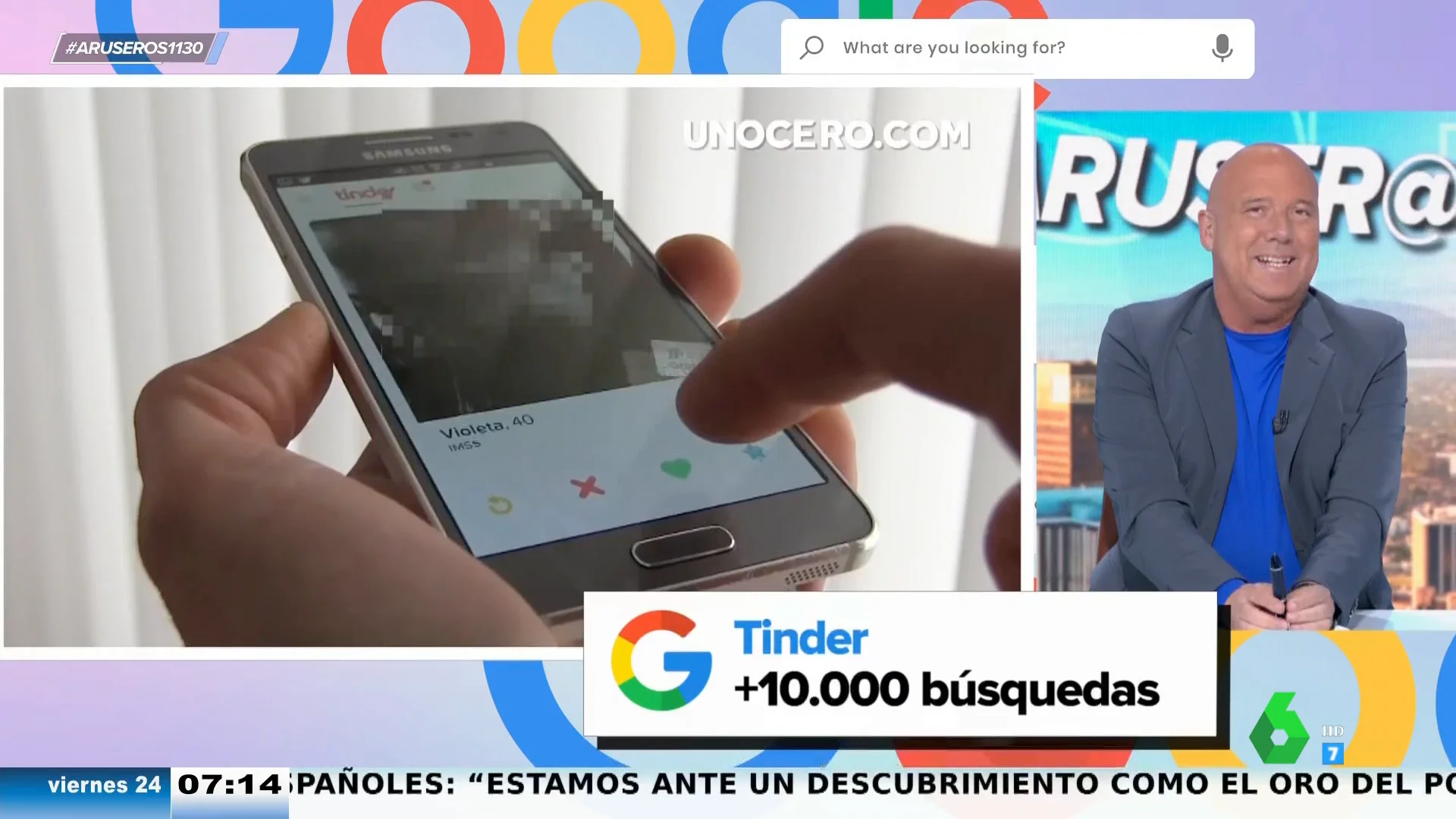 "Pero si el tío es feo, da igual que sepa cocinar": la opinión de Alfonso Arús sobre las novedades de Tinder