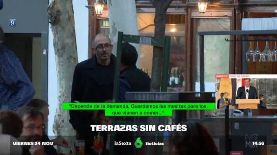Terrazas en Madrid a la que no les valen los clientes que solo quieren un café: "Hay mucho toca pelotas" Terrazas en Madrid a la que no les valen los clientes que solo quieren un café: "Hay mucho toca pelotas"