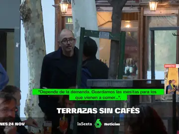 Terrazas en Madrid a la que no les valen los clientes que solo quieren un café: &quot;Hay mucho toca pelotas&quot;