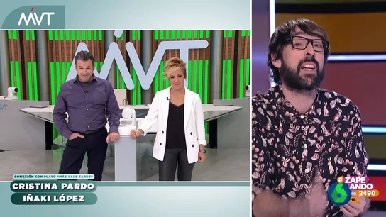 La dato loco con el que Quique Peinado sorprende a Cristina Pardo e Iñaki López La dato loco con el que Quique Peinado sorprende a Cristina Pardo e Iñaki López
