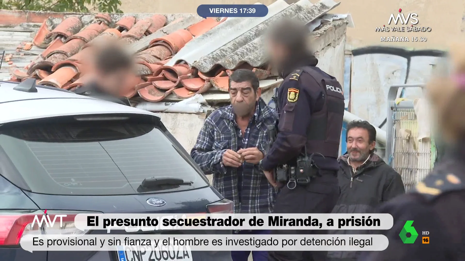 Imagen del detenido por secuestrar y encadenar a una mujer en Burgos