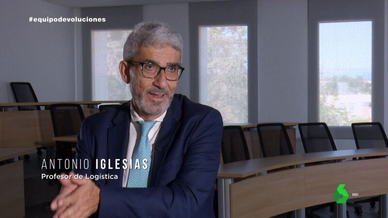 Antonio Iglesias, profesor de Logística, en una entrevista de Equipo de Investigación de 2022