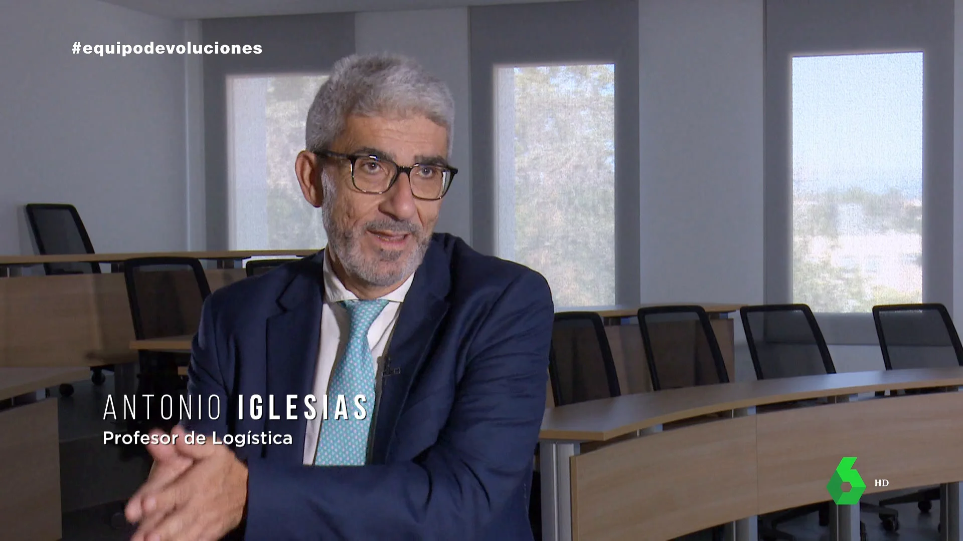 Antonio Iglesias, profesor de Logística, en una entrevista de Equipo de Investigación de 2022