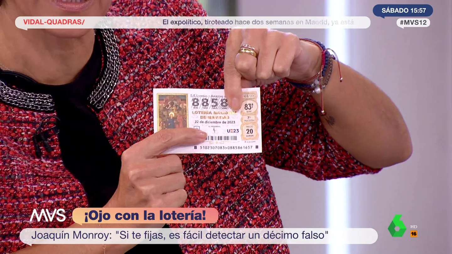 cómo detectar que un décimo de Lotería de Navidad es falso cómo detectar que un décimo de Lotería de Navidad es falso