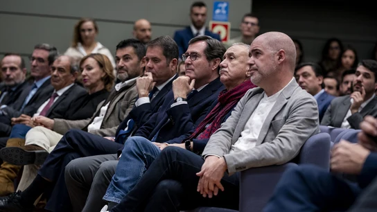 El presidente de la Cepyme, Gerardo Cuerva; el presidente de la CEOE, Antonio Garamendi; el secretario general de UGT, Pepe Álvarez y el secretario general de CCOO, Unai Sordo, durante la toma de posesión del cargo de Yolanda Díaz El presidente de la Cepyme, Gerardo Cuerva; el presidente de la CEOE, Antonio Garamendi; el secretario general de UGT, Pepe Álvarez y el secretario general de CCOO, Unai Sordo, durante la toma de posesión del cargo de Yolanda Díaz