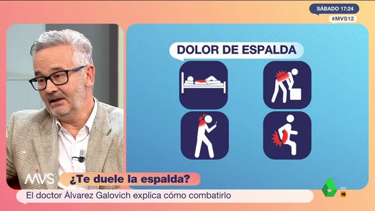 La advertencia del doctor Álvarez Galovich sobre el dolor de espalda: "Es la causa de baja laboral más frecuente en España" La advertencia del doctor Álvarez Galovich sobre el dolor de espalda: "Es la causa de baja laboral más frecuente en España"