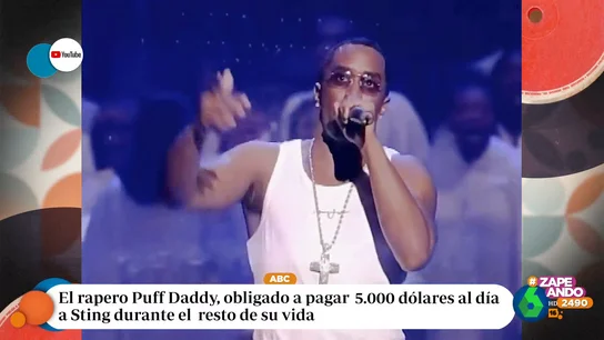 Iñaki de la Torre cuenta el motivo por el que Puff Daddy debe pagar 5.000 dólares diarios a Sting Iñaki de la Torre cuenta el motivo por el que Puff Daddy debe pagar 5.000 dólares diarios a Sting