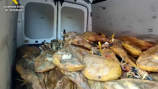 Jamones robados. Jamones robados.