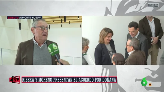 Delibes, tras el acuerdo por Doñana: "Parece que acordar algo fuera debilidad cuando representa la mayor muestra de coraje político" Delibes, tras el acuerdo por Doñana: "Parece que acordar algo fuera debilidad cuando representa la mayor muestra de coraje político"