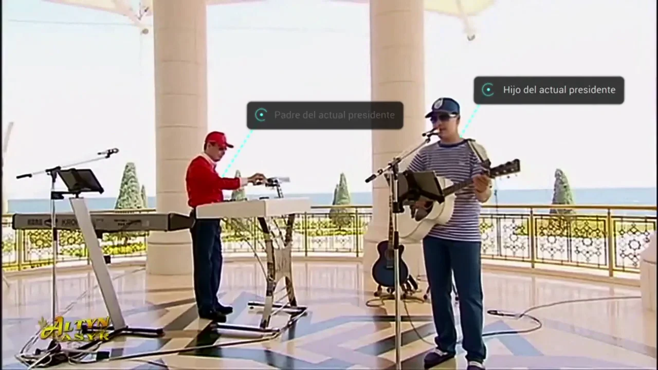 Así es la familia que ostenta el poder en Turkmenistán: los polifacéticos dictadores que rapean en la TV nacional
