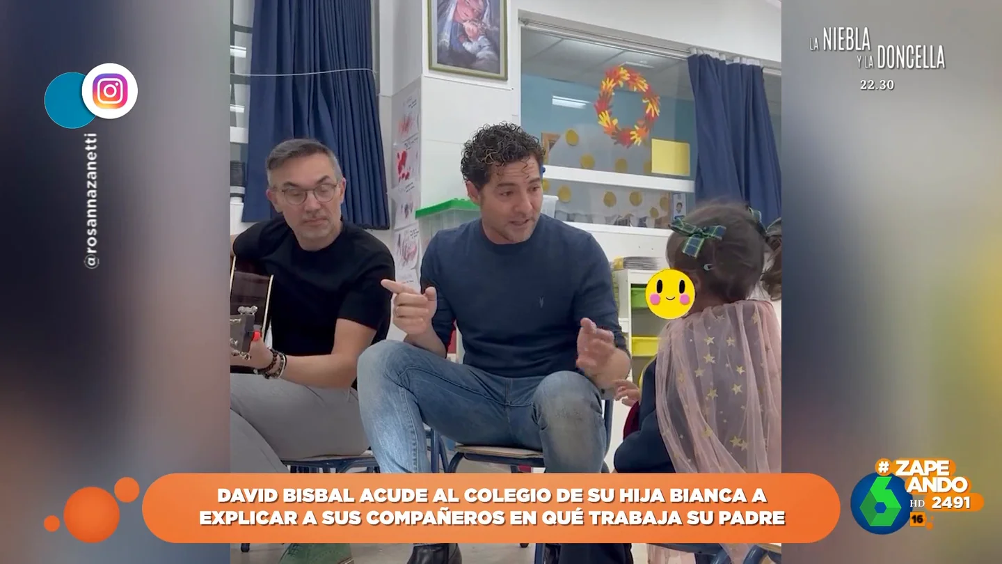 El tierno momento de David Bisbal en el colegio de su hija Bianca El tierno momento de David Bisbal en el colegio de su hija Bianca